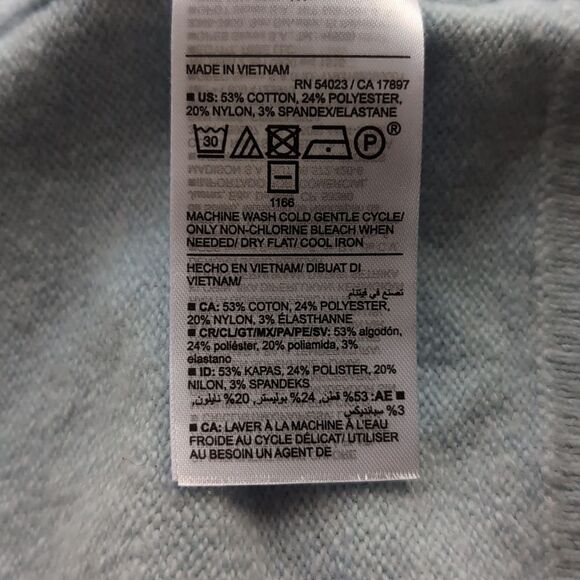 - NWT Supersoft Baby blue knit tank Top size M cropped nwt - Picture 7 of 9